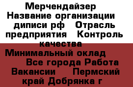 Мерчендайзер › Название организации ­ диписи.рф › Отрасль предприятия ­ Контроль качества › Минимальный оклад ­ 20 000 - Все города Работа » Вакансии   . Пермский край,Добрянка г.